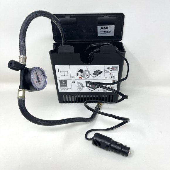 MERCEDES BENZ AIR COMPRESSOR A0005831302 Trunk Spare Tire Air Pump OEM - Picture 6 of 12